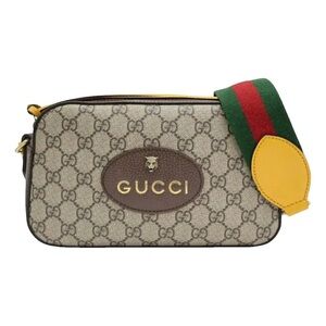 Authentic Gucci GG Supreme Neo Camera Crossbody Bag